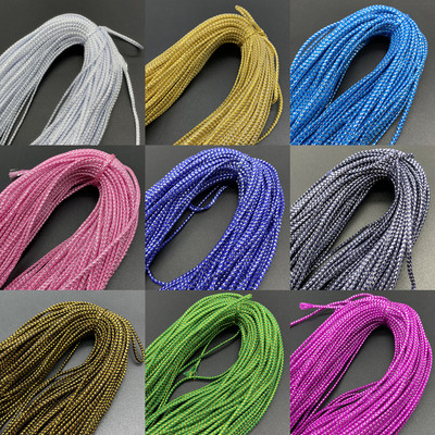 10Yards/Lot 2mm Gold Silver Wire Paracord Cord Rope Vintage Rustic Wedding Christmas Decoration Party Gift Box Decor