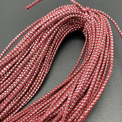 10 jardi/lote 2 mm zelta sudraba stieple Paracord auklas virve Vintage lauku stila kāzu Ziemassvētku dekorācijas ballītes dāvanu kastītes dekors