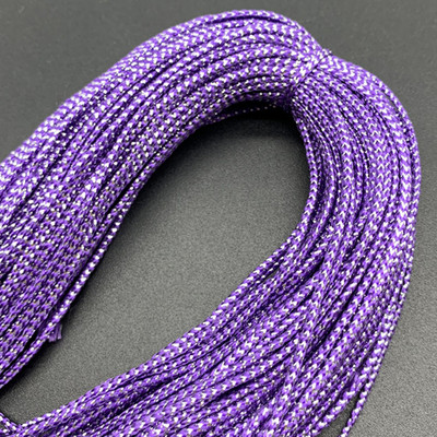 10 jardi/lote 2 mm zelta sudraba stieple Paracord auklas virve Vintage lauku stila kāzu Ziemassvētku dekorācijas ballītes dāvanu kastītes dekors