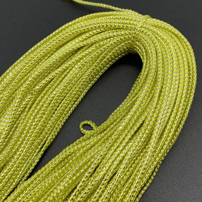 10 jardi/lote 2 mm zelta sudraba stieple Paracord auklas virve Vintage lauku stila kāzu Ziemassvētku dekorācijas ballītes dāvanu kastītes dekors