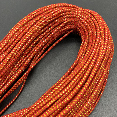 10 jardi/lote 2 mm zelta sudraba stieple Paracord auklas virve Vintage lauku stila kāzu Ziemassvētku dekorācijas ballītes dāvanu kastītes dekors