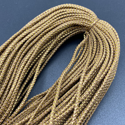 10 jardi/lote 2 mm zelta sudraba stieple Paracord auklas virve Vintage lauku stila kāzu Ziemassvētku dekorācijas ballītes dāvanu kastītes dekors