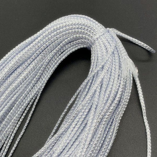 10 jardi/lote 2 mm zelta sudraba stieple Paracord auklas virve Vintage lauku stila kāzu Ziemassvētku dekorācijas ballītes dāvanu kastītes dekors