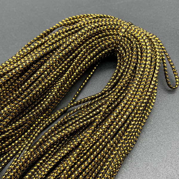 10 jardi/lote 2 mm zelta sudraba stieple Paracord auklas virve Vintage lauku stila kāzu Ziemassvētku dekorācijas ballītes dāvanu kastītes dekors