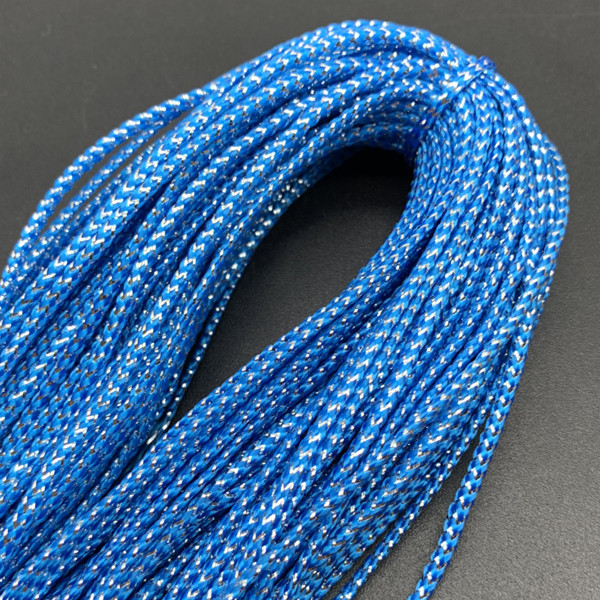 10 jardi/lote 2 mm zelta sudraba stieple Paracord auklas virve Vintage lauku stila kāzu Ziemassvētku dekorācijas ballītes dāvanu kastītes dekors