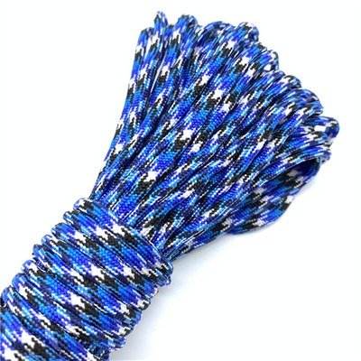 10 yard / telek 4 mm 550 ejtőernyő zsinór zsinór sátor kötél Guyline Mil specifikáció típus túrázáshoz kempinghez