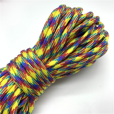 10 yard / telek 4 mm 550 ejtőernyő zsinór zsinór sátor kötél Guyline Mil specifikáció típus túrázáshoz kempinghez