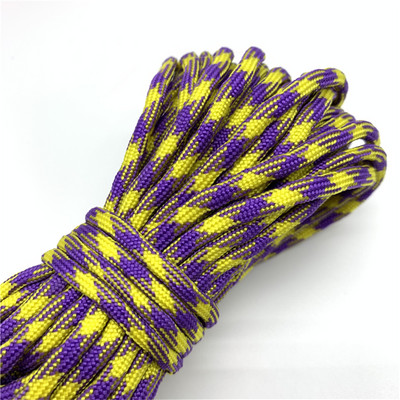 10 yard / telek 4 mm 550 ejtőernyő zsinór zsinór sátor kötél Guyline Mil specifikáció típus túrázáshoz kempinghez