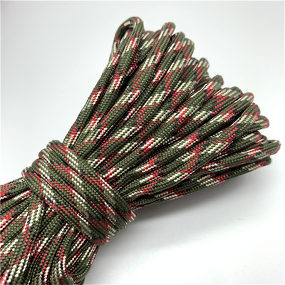 10 yard / telek 4 mm 550 ejtőernyő zsinór zsinór sátor kötél Guyline Mil specifikáció típus túrázáshoz kempinghez