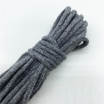 5 jardi/partii 3 mm 100% puuvillane köis, keerutatud punutud nöörnöör käsitsi valmistatud kodutekstiili kaunistamiseks