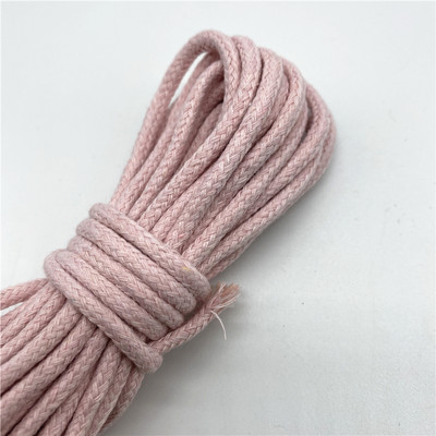 5 jardi/partii 3 mm 100% puuvillane köis, keerutatud punutud nöörnöör käsitsi valmistatud kodutekstiili kaunistamiseks