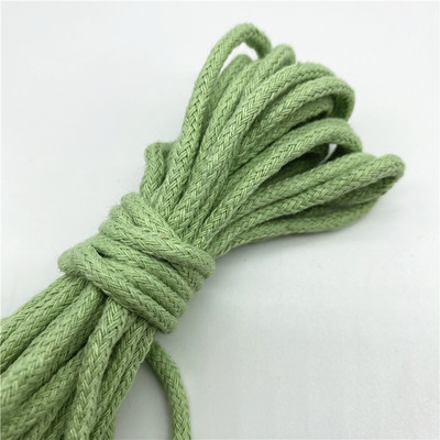 5 jardi/partii 3 mm 100% puuvillane köis, keerutatud punutud nöörnöör käsitsi valmistatud kodutekstiili kaunistamiseks