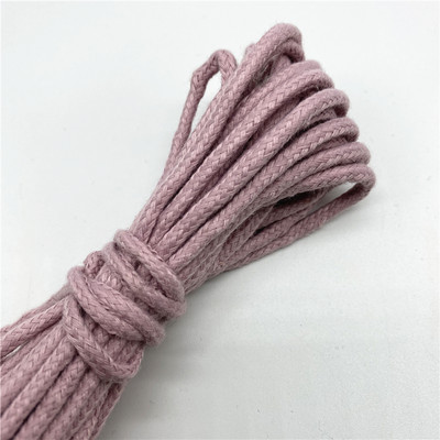 5 jardi/partii 3 mm 100% puuvillane köis, keerutatud punutud nöörnöör käsitsi valmistatud kodutekstiili kaunistamiseks