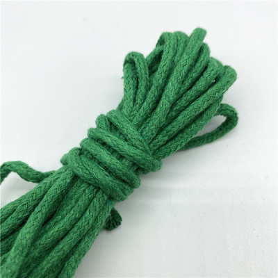 5 jardi/partii 3 mm 100% puuvillane köis, keerutatud punutud nöörnöör käsitsi valmistatud kodutekstiili kaunistamiseks