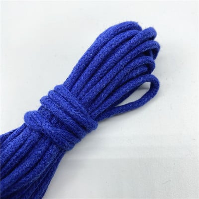 5 jardi/partii 3 mm 100% puuvillane köis, keerutatud punutud nöörnöör käsitsi valmistatud kodutekstiili kaunistamiseks