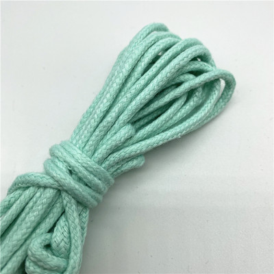 5 jardi/partii 3 mm 100% puuvillane köis, keerutatud punutud nöörnöör käsitsi valmistatud kodutekstiili kaunistamiseks
