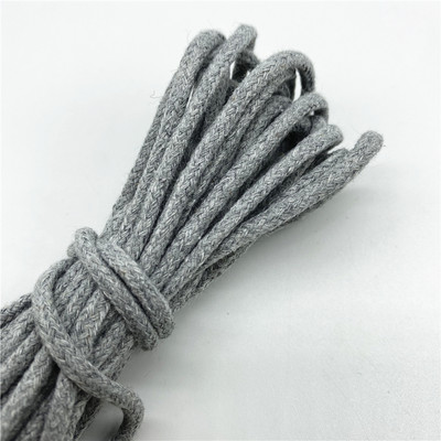 5 jardi/partii 3 mm 100% puuvillane köis, keerutatud punutud nöörnöör käsitsi valmistatud kodutekstiili kaunistamiseks