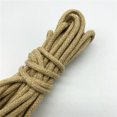 5 jardi/partii 3 mm 100% puuvillane köis, keerutatud punutud nöörnöör käsitsi valmistatud kodutekstiili kaunistamiseks
