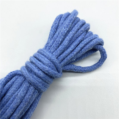 5 jardi/partii 3 mm 100% puuvillane köis, keerutatud punutud nöörnöör käsitsi valmistatud kodutekstiili kaunistamiseks