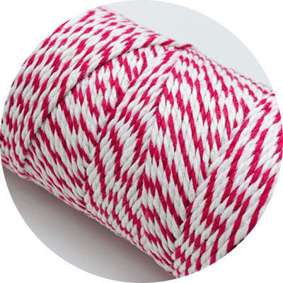 10 γιάρδες 2mm 100% βαμβακερό σχοινί Πολύχρωμο στριφτό κορδόνι βαμβακερά κορδόνια για διακόσμηση σπιτιού Χειροποίητο Χριστουγεννιάτικο DIY Συσκευασία δώρου