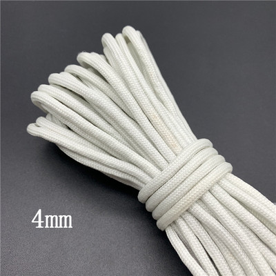 5 yard / telek 2 mm 4 mm világító ejtőernyő ejtőernyő zsinór zsinór sátor kötél Guyline Mil specifikáció típus túrázáshoz kempinghez