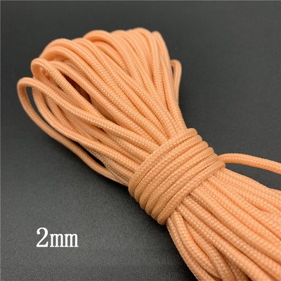 5 yard / telek 2 mm 4 mm világító ejtőernyő ejtőernyő zsinór zsinór sátor kötél Guyline Mil specifikáció típus túrázáshoz kempinghez