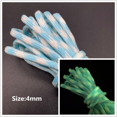 5 yard / telek 2 mm 4 mm világító ejtőernyő ejtőernyő zsinór zsinór sátor kötél Guyline Mil specifikáció típus túrázáshoz kempinghez