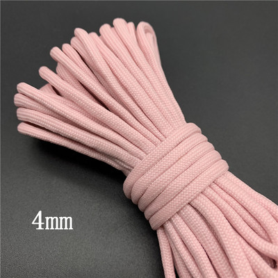 5 yard / telek 2 mm 4 mm világító ejtőernyő ejtőernyő zsinór zsinór sátor kötél Guyline Mil specifikáció típus túrázáshoz kempinghez