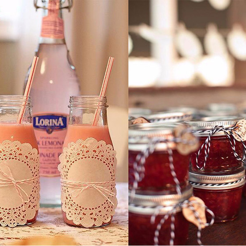 2 mm dvobojni pamučni konop 10 jardi Bakers Twine String Pamučni konac za uređenje doma Ručno DIY zamatanje božićnih darova