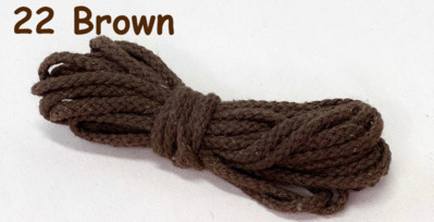 5 χιλιοστά 5 Yards Macaroon βαμβακερό κορδόνι Macrame Σχοινί Πολύχρωμο νήμα Οκτώ σκέλη DIY αξεσουάρ για Χριστουγεννιάτικη διακόσμηση δωματίου