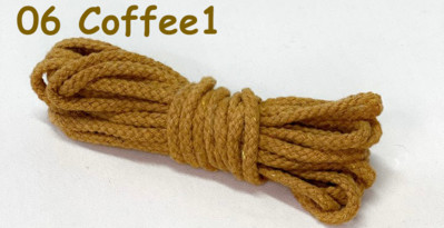 5 χιλιοστά 5 Yards Macaroon βαμβακερό κορδόνι Macrame Σχοινί Πολύχρωμο νήμα Οκτώ σκέλη DIY αξεσουάρ για Χριστουγεννιάτικη διακόσμηση δωματίου