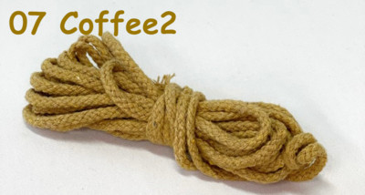 5 χιλιοστά 5 Yards Macaroon βαμβακερό κορδόνι Macrame Σχοινί Πολύχρωμο νήμα Οκτώ σκέλη DIY αξεσουάρ για Χριστουγεννιάτικη διακόσμηση δωματίου