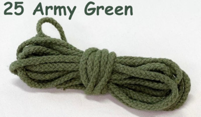 5 χιλιοστά 5 Yards Macaroon βαμβακερό κορδόνι Macrame Σχοινί Πολύχρωμο νήμα Οκτώ σκέλη DIY αξεσουάρ για Χριστουγεννιάτικη διακόσμηση δωματίου