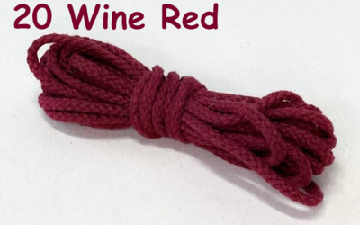 5 χιλιοστά 5 Yards Macaroon βαμβακερό κορδόνι Macrame Σχοινί Πολύχρωμο νήμα Οκτώ σκέλη DIY αξεσουάρ για Χριστουγεννιάτικη διακόσμηση δωματίου