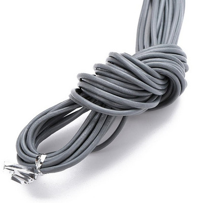 Διάμετρος 10 μέτρων 1/1,5/2/3 χιλιοστά Στρογγυλό κορδόνι από 100% γνήσιο δέρμα για βραχιόλι κολιέ DIY Κοσμήματα Κατασκευή Ευρήματα Προμήθειες Σχοινί