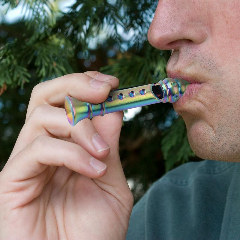 Fluier de siguranță Fluier puternic din oțel inoxidabil Fluier colier portabil cu sunet puternic pentru supraviețuire Salvare de viață Drumeții Camping