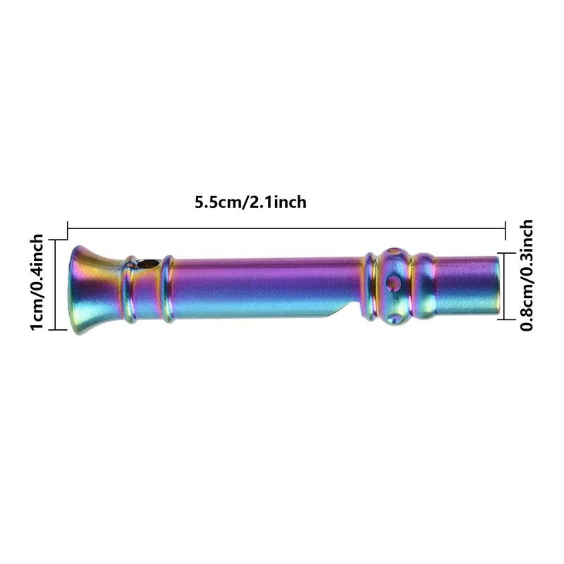 Fluier de siguranță Fluier puternic din oțel inoxidabil Fluier colier portabil cu sunet puternic pentru supraviețuire Salvare de viață Drumeții Camping