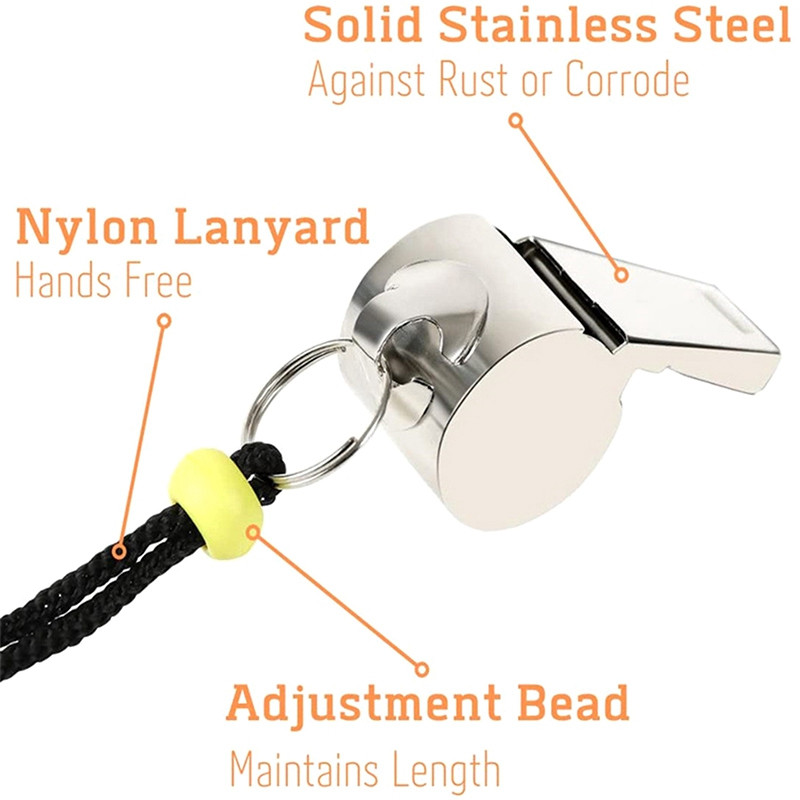 Nerūdijančio plieno švilpukas Pirmosios pagalbos švilpukas Futbolas Futbolas Krepšinis Ledo ritulys Beisbolo sporto teisėjo švilpukas išgyvenimas lauke