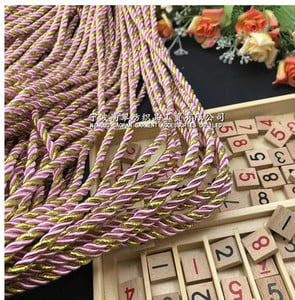 Σχοινί Paracord 10yards Σχοινί 5mm Σχοινί πολυπροπυλενίου 3 σκέλη Αξεσουάρ διακόσμησης σπιτιού Σχοινί για βραχιόλι Ρουστίκ διακόσμηση σπιτιού