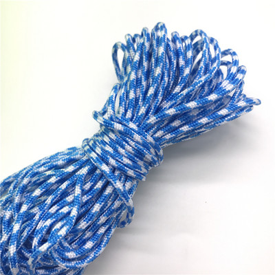 10 yards 2 mm-es ejtőernyős zsinór, kötél Mil Spec Type One Strand hegymászás kemping túlélő felszerelés barkács ékszer készítés