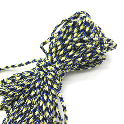 10 yards 2 mm-es ejtőernyős zsinór, kötél Mil Spec Type One Strand hegymászás kemping túlélő felszerelés barkács ékszer készítés