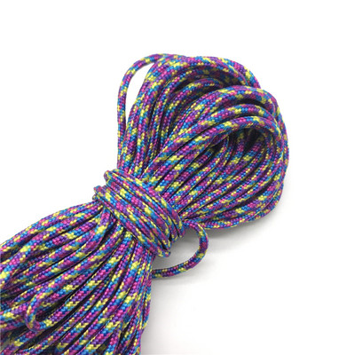 10 yards 2 mm-es ejtőernyős zsinór, kötél Mil Spec Type One Strand hegymászás kemping túlélő felszerelés barkács ékszer készítés