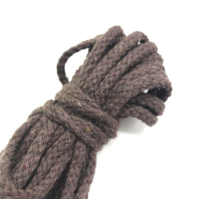 5 ярда/партида 6 mm памучно въже Craft Декоративно усукано въже за ръчно изработена декорация