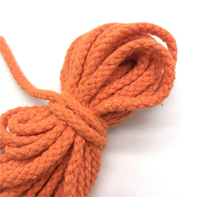 5 ярда/партида 6 mm памучно въже Craft Декоративно усукано въже за ръчно изработена декорация
