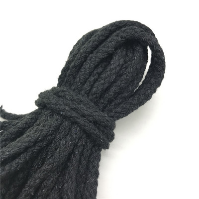 5 ярда/партида 6 mm памучно въже Craft Декоративно усукано въже за ръчно изработена декорация