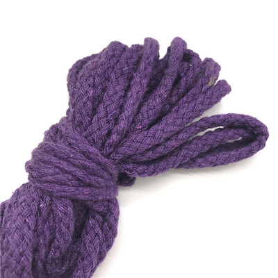 5 ярда/партида 6 mm памучно въже Craft Декоративно усукано въже за ръчно изработена декорация