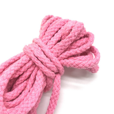 5 ярда/партида 6 mm памучно въже Craft Декоративно усукано въже за ръчно изработена декорация