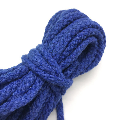 5 ярда/партида 6 mm памучно въже Craft Декоративно усукано въже за ръчно изработена декорация