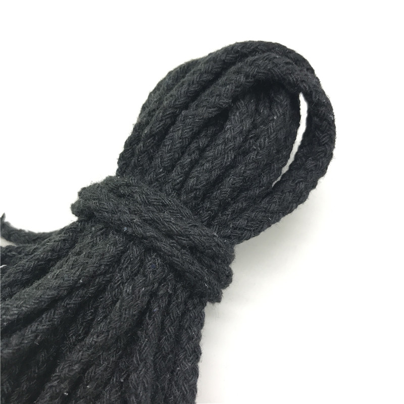 5 ярда/партида 6 mm памучно въже Craft Декоративно усукано въже за ръчно изработена декорация