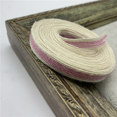 5 yardov 10 mm jutová stuha z konope, šnúry, vintage rustikálne konopné jutové lano, ručne vyrobené, vianočné, halloweenske, svadobné, párty a dekorácie.